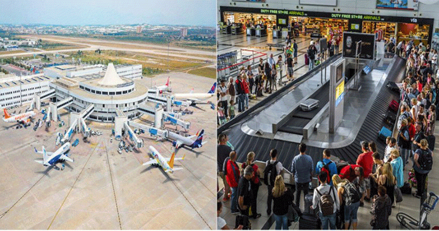  Antalya’ya iki günde 565 uçakla 115 bin turist geldi