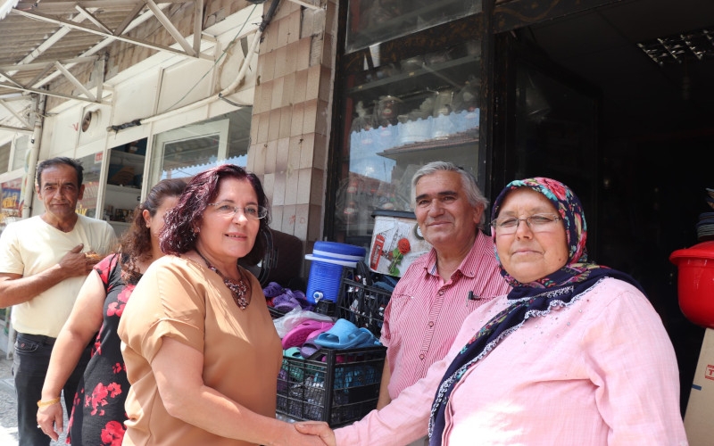 CHP'li kadınlar Akseki'de Aile Destekleri Sigortası'nı anlattı