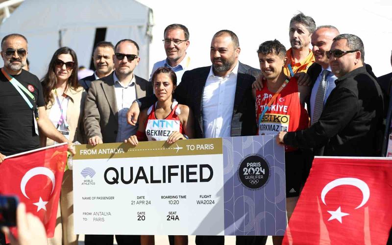 Milli atletler, karışık bayrak maraton yarışında Paris 2024’e kota aldı
