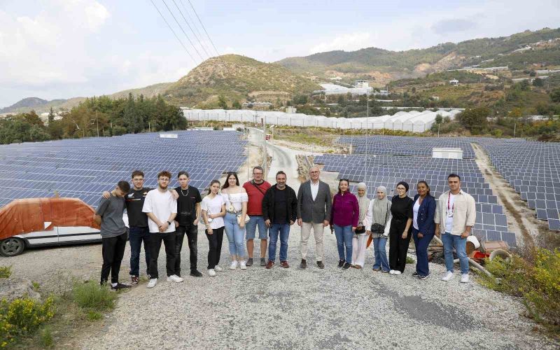 Alanya’ya gelen Alman öğrenciler sürdürülebilir enerji üzerine çalışmalarını tamamladı
