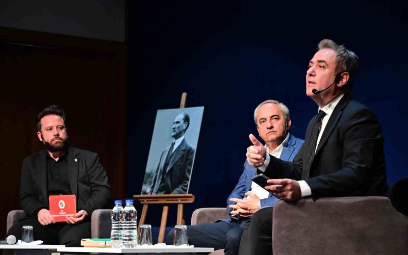 Kepez Forum’da Sinan Meydan ile Atatürk, kadın ve çocuk söyleşisi
