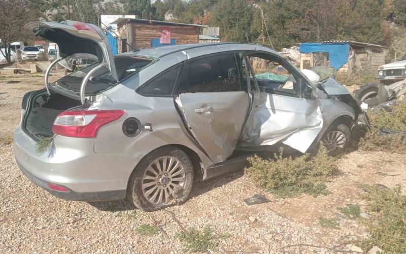 Antalya-Konya karayolunda trafik kazası: 1 ölü, 1 yaralı
