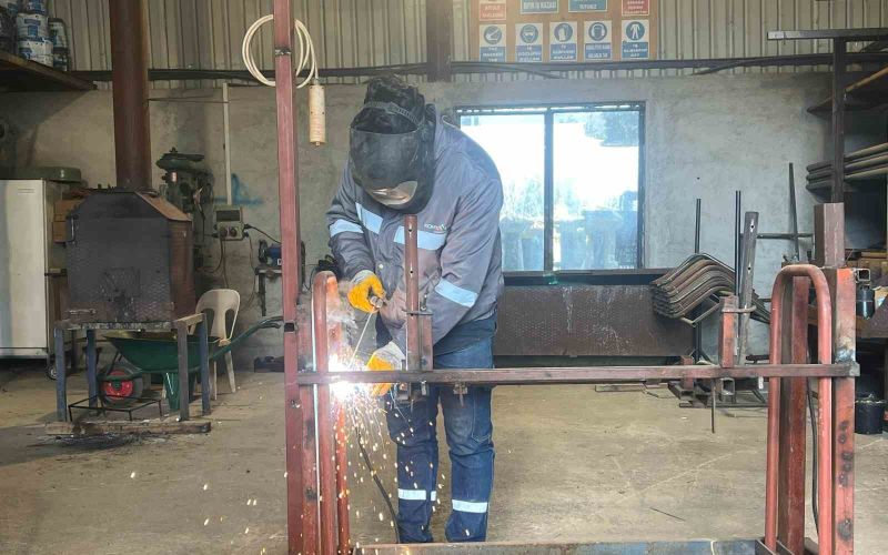Konyaaltı, erişilebilir park malzemelerini üretiyor
