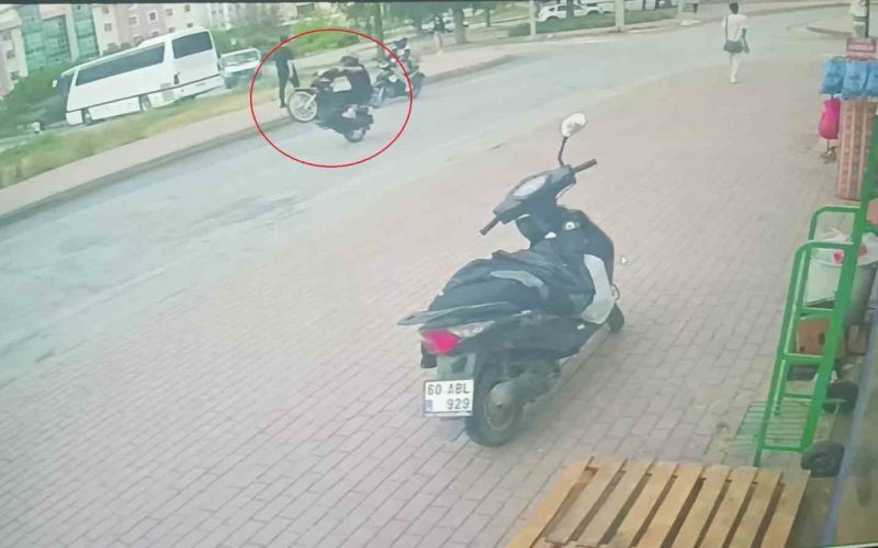 Polisin önünde yaptığı akrobatik hareketler pahalıya maloldu
