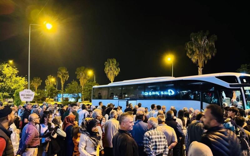 Gazipaşa’da hacı adayları kutsal topraklara uğurlandı
