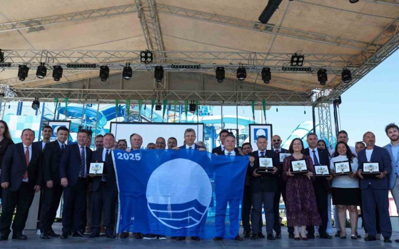Alanya’da sürdürülebilir mavi çalışmaları mavi bayrak ödülleri ile taçlandı