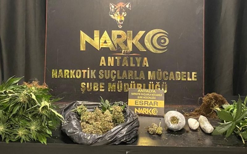 Antalya’da bir haftada 17 zehir taciri tutuklandı
