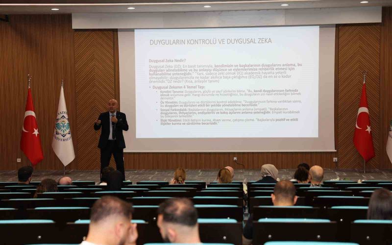 ALKÜ’de duygusal zeka, stres ve öfke yönetimi eğitimi

