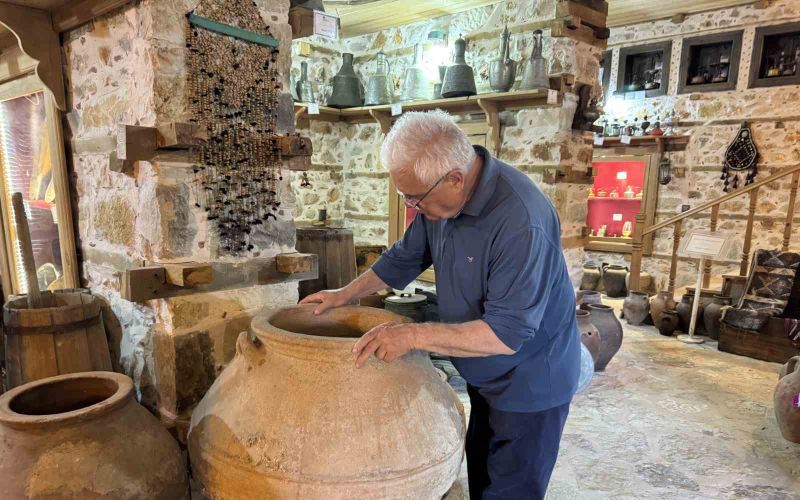 2 bin yıllık küp tarihi Sarıhacılar köyündeki müzede sergileniyor
