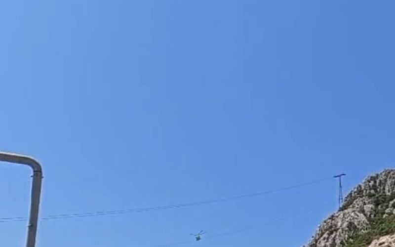 Antalya’da ormanlık alanda yangın
