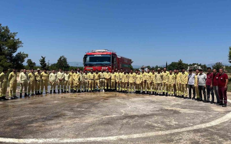 Serik Orman İşletme Müdürlüğü’ne 48 yeni personel takviyesi
