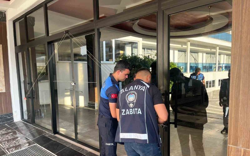Alanya’da turizm tesisine 112’nci mühür
