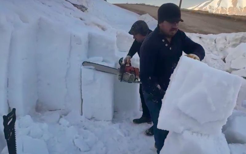 Kar kütlelerinin 3 bin metreden 40 derece sıcağa yolculuğu
