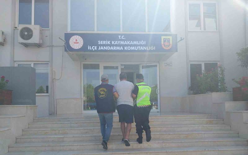Serik’te 29 yıl 5 ay kesinleşmiş hapis cezası bulunan hükümlü yakalandı
