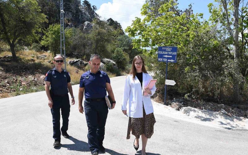 Konyaaltı belediyesi yaylalarda da gıda denetimi yapıyor
