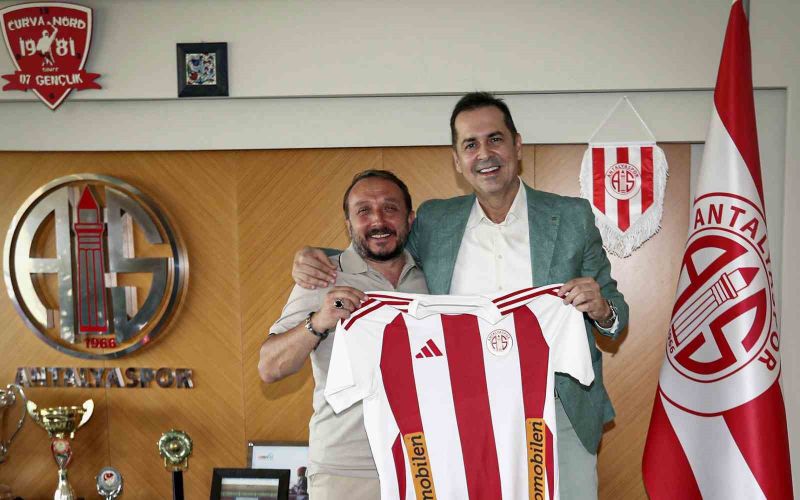 Ali Atasever, Antalyaspor Başkanı Rıza Perçin’i ziyaret etti

