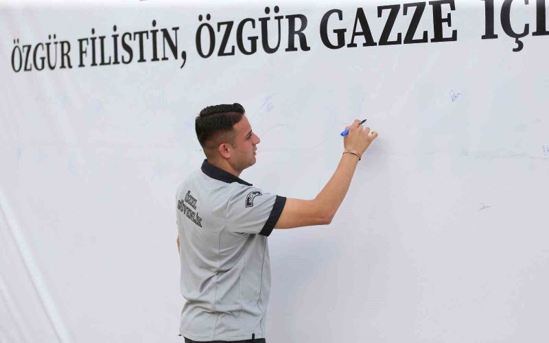 ALKÜ’den Gazze’ye destek
