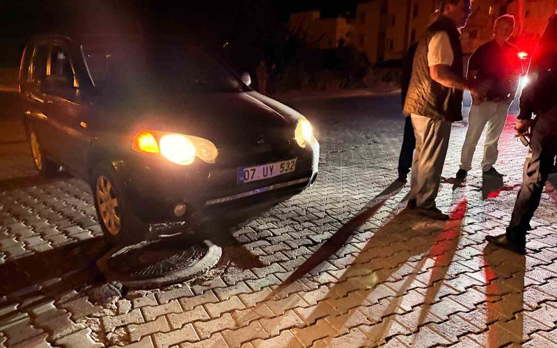 Otomobil ile çarpışan motosikletlin yaralı sürücüsü kaza yerinden kaçtı