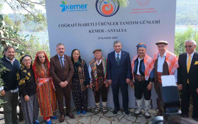 Kemer’de coğrafi işaret başvurusu yapılan ürünler tanıtıldı
