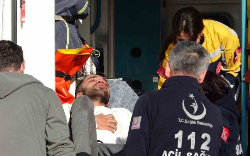 Yangına uykuda yakalandı, dumandan etkilendi
