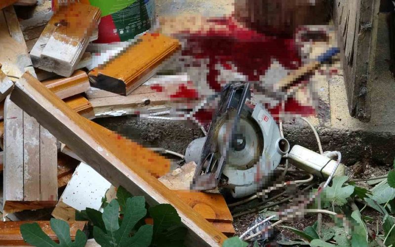 Bacağını elektrikli testereye kaptıran yaşlı adam ağır yaralandı, olayı haber alan torun gözyaşlarına boğuldu
