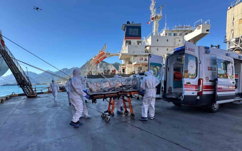 Antalya Limanı’nda uluslararası salgın tatbikatı
