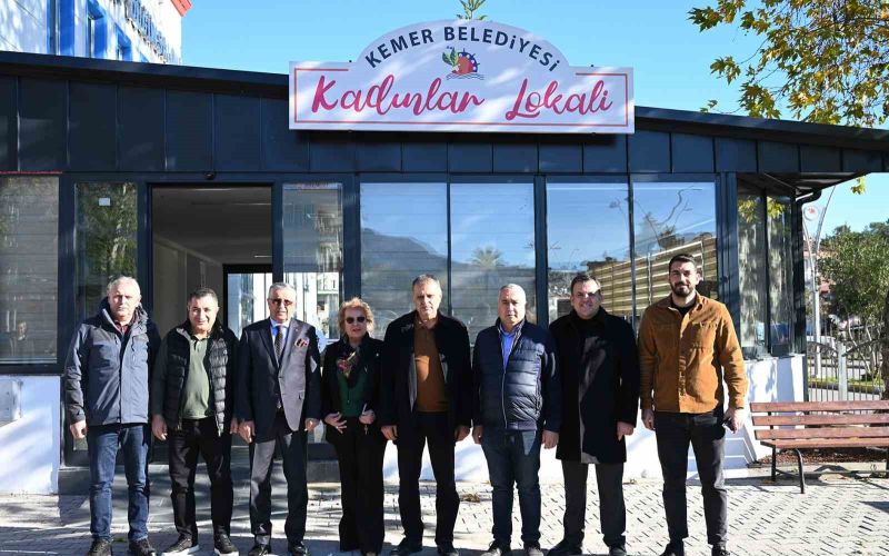 Kemer Belediyesi Kadınlar Lokali açılıyor

