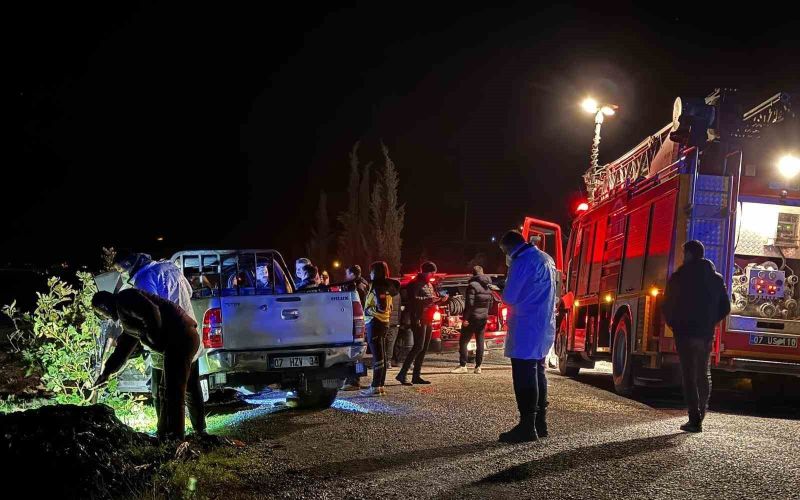 Antalya’da araç içinde yanmış ceset olayında 4 gözaltı
