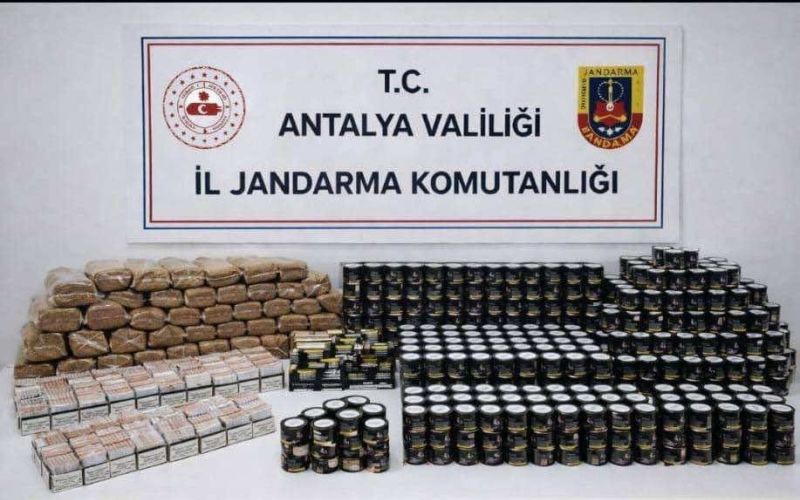Alanya’da jandarmadan kaçak tütün operasyonu
