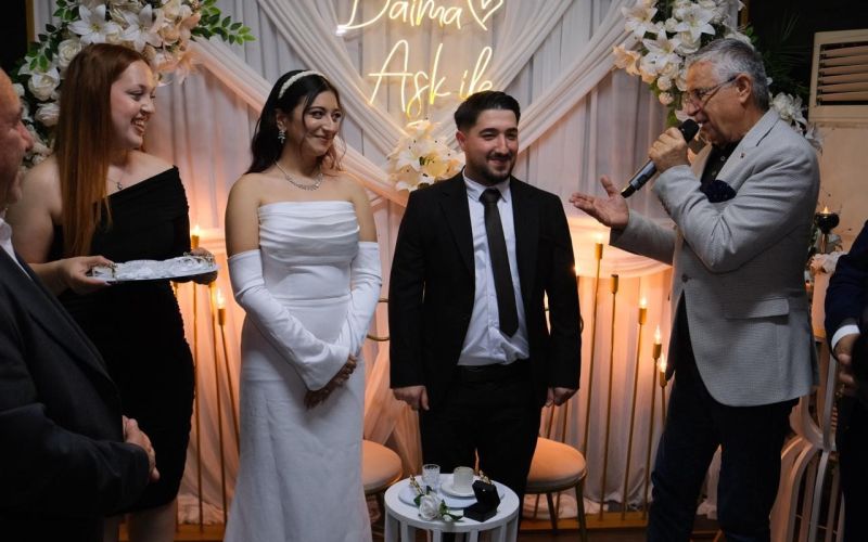 Kemer Belediyesi Kadınlar Lokali’nde ilk nişan merasimi
