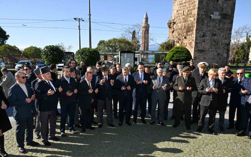 Antalya’nın Kurtuluş Savaşı’nda verdiği ilk sivil şehidi törenle anıldı
