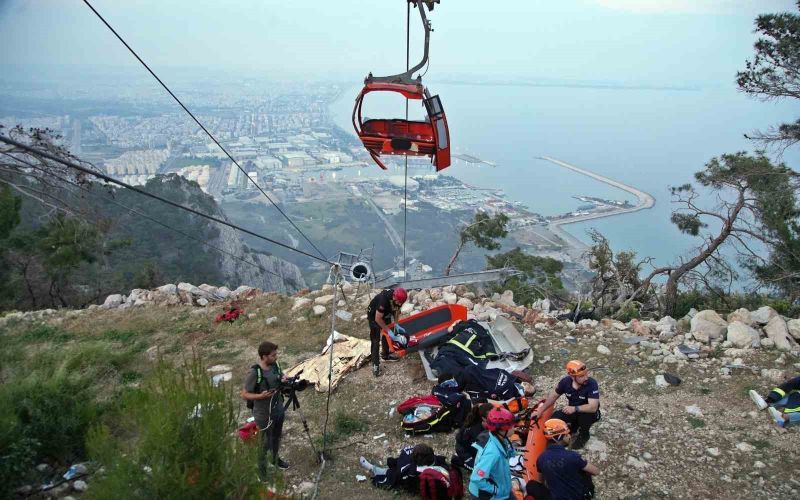 Antalya’daki teleferik kazası davası ek bilirkişi raporunda 5 sanık için birinci derece sorumluluk tespiti

