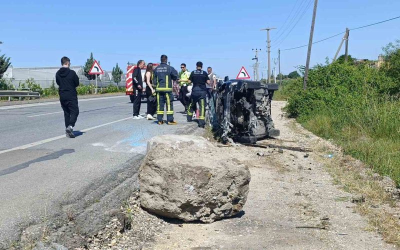 Futbolcu Furkan Perker bayram tatili yolunda ailesiyle kaza geçirdi: 5 yaralı
