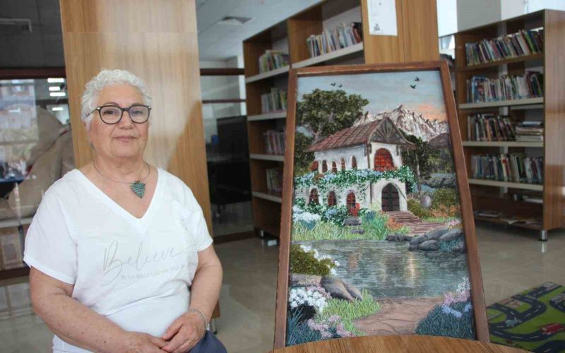 Kırık camları sanat eserine dönüştürüyor
