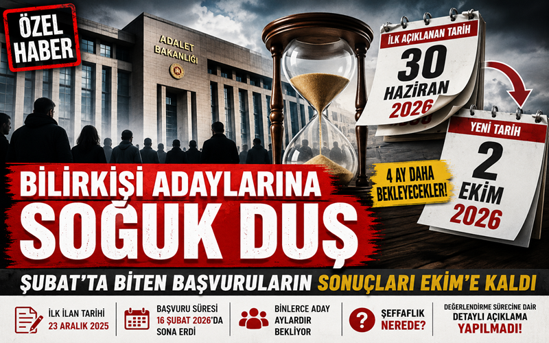 Bilirkişi Adaylarına Soğuk Duş: Sonuçlar 4 Ay Daha Ertelendi