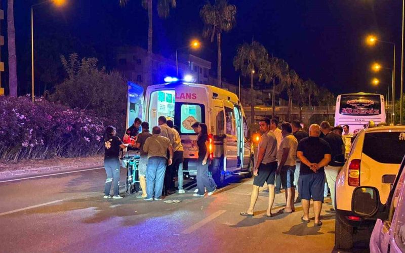 Gazipaşa’da aracın çarptığı yaya yaralandı
