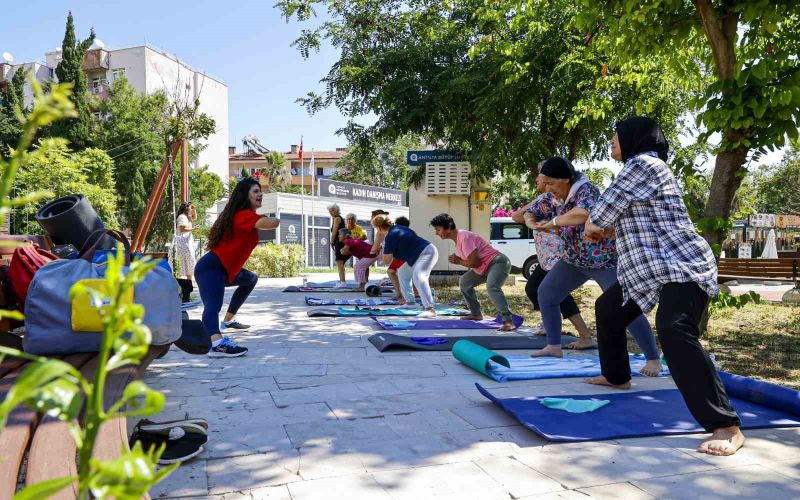 Kadın Danışma Merkezi’nde sabah sporu

