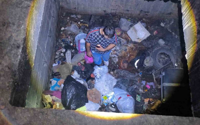 İhtiyaç gidermek için girdiği inşaatta 4 metrelik kuyuya düştü
