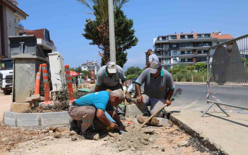 Alanya Kestel Mahallesinde çalışmalar etap etap sürüyor
