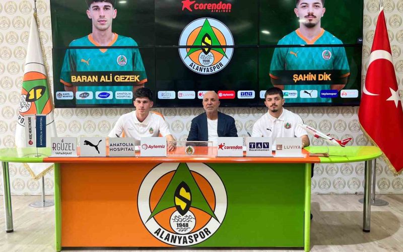 Alanyaspor’dan orta sahaya çifte takviye

