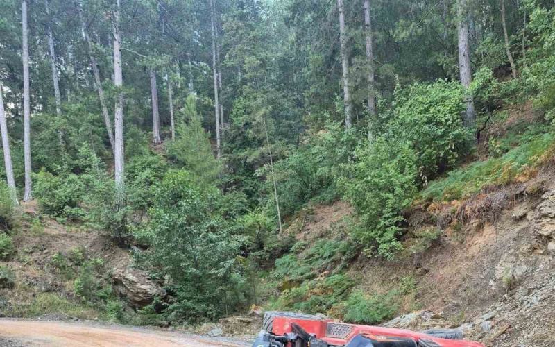 Gazipaşa’da devrilen forkliftin altında kalan sürücü yaralandı
