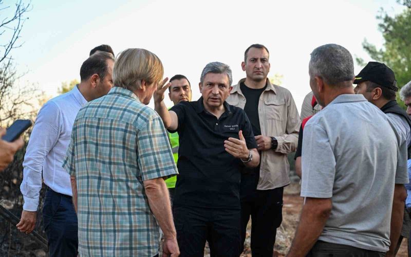 Vali Şahin, Antalya’daki orman yangınlarının son durumunu paylaştı
