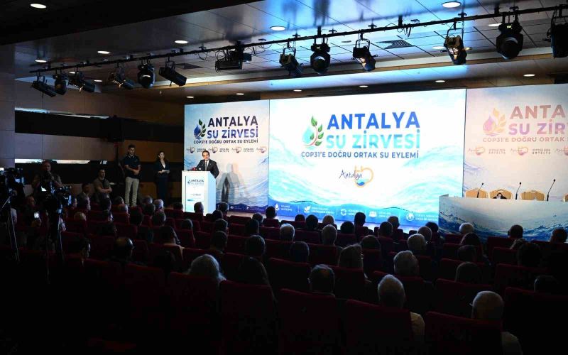 Antalya’nın suyu zirvede konuşuldu
