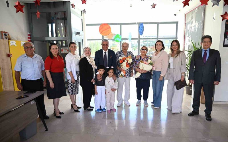 Başkan Topaloğlu hayırsever Akman çiftini ağırladı
