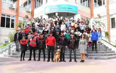 Konyaaltı’nda özel öğrencilere deprem tatbikatı
