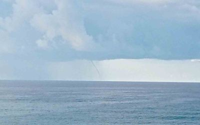 Alanya’da yağış sonrası hortum çıktı
