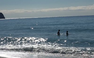 Alanya’da Aralık ayında deniz keyfi
