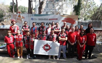 Gençlik kampında arama kurtarma gönüllülerine eğitim kampı
