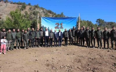 Antalya’da 700 fidan toprakla buluştu
