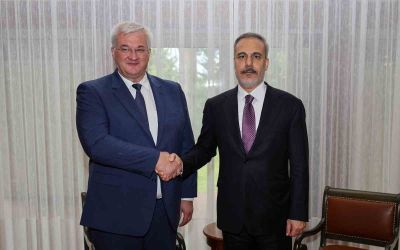 Dışişleri Bakanı Fidan, Ukraynalı mevkidaşı Sibiha ile bir araya geldi
